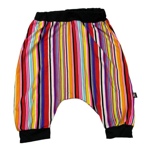 Boys Viconx Rainbow Striped Harem Shorts Size 3/4 years - Picture 1 of 4